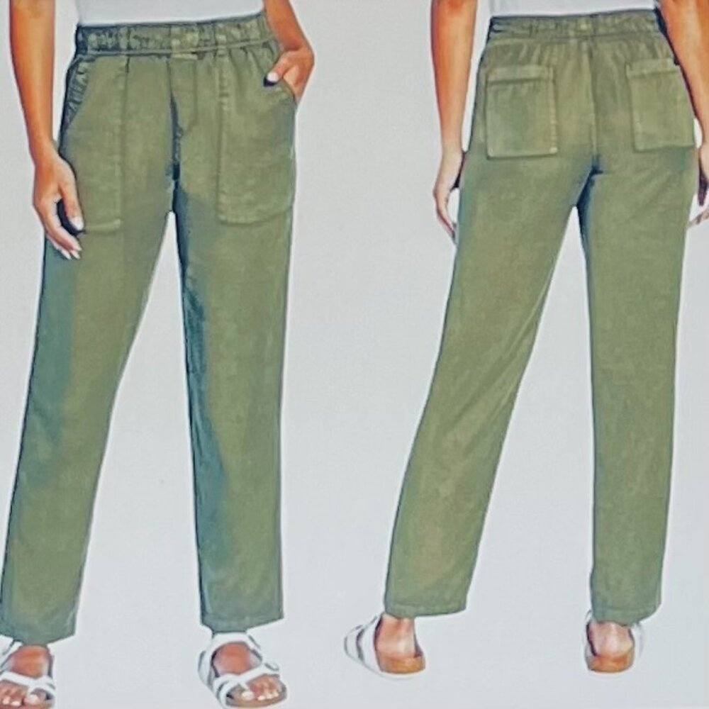 Olive Utility Knit Jogger Pants